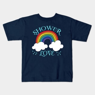 Shower Love Rainbow Kids T-Shirt